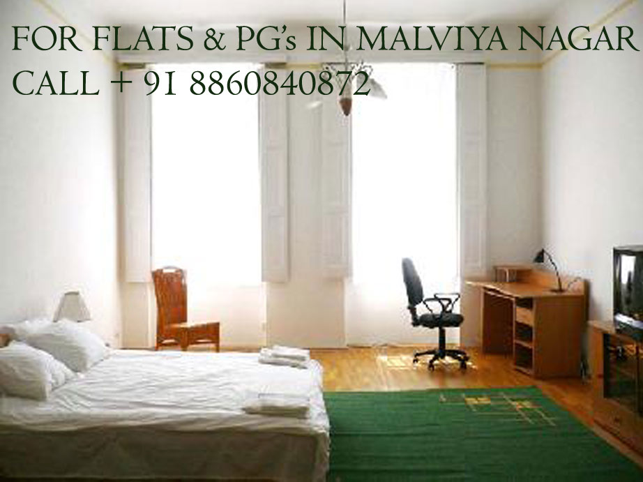 rented flats in malviya nagar delhi